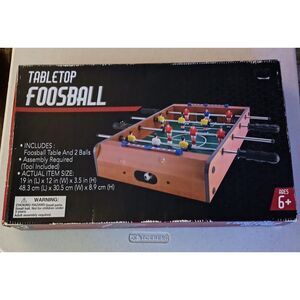 Tabletop Foosball Game – New in Box – Ages 6+